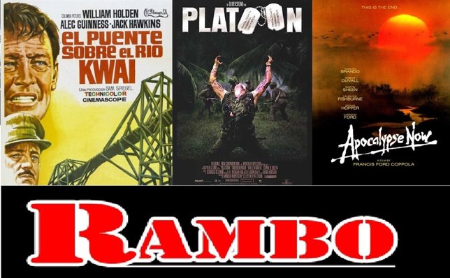 Collage de película de acción