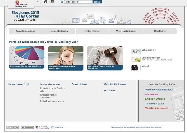 Espacio de la Junta sobre las elecciones