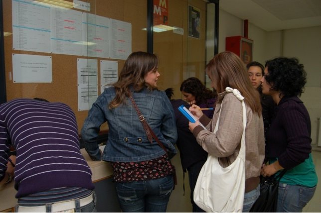 Alumnos de la Universidade de Santiago de Compostela 