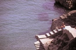 Turistas málaga mar mediterráneo viajeros turismo ocio descanso playa sol