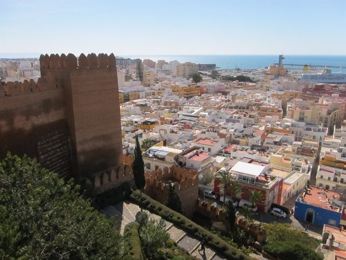 Vista de Almería desde la La Alcazaba 