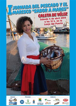 Cartel de la I Jornada del pescado y el marisco 'Sabor a Mares'