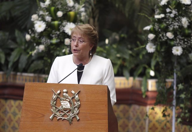 La presidenta de Chile, Michelle Bachelet 