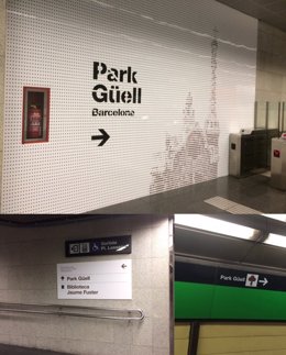 Barcelona mejora la señalización turística del Metro y los FGC