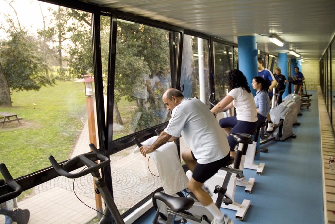 Gimnasio del pabellón La Cantábrica