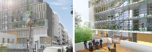 Proyecto del complejo de equipamientos de Vil·la Urània