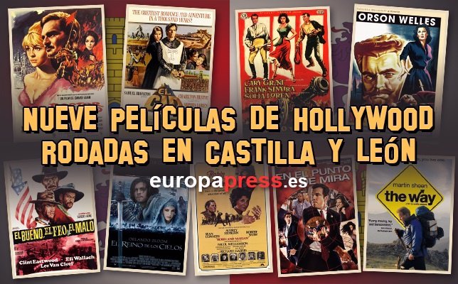 Nueve películas de Hollywood rodadas en Castilla y León