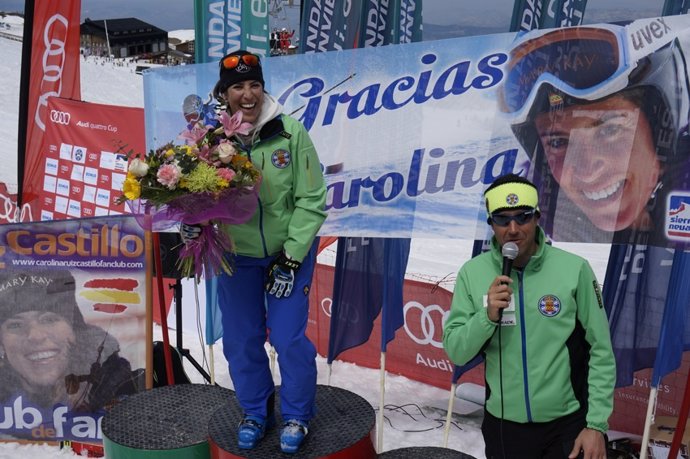 Carolina Ruiz esquí homenaje