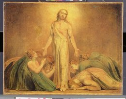 Cuadro de William Blake 'Cristo resucitado apareciéndose a los apóstoles'