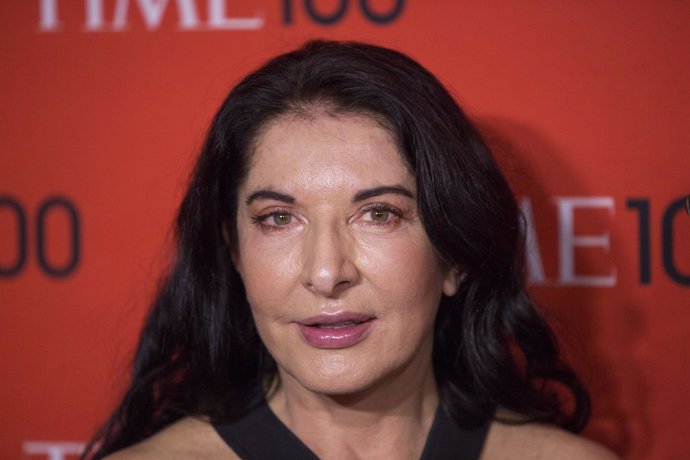Abramovic arrives at the Time 100 gala celebrating the magazine's naming of the 