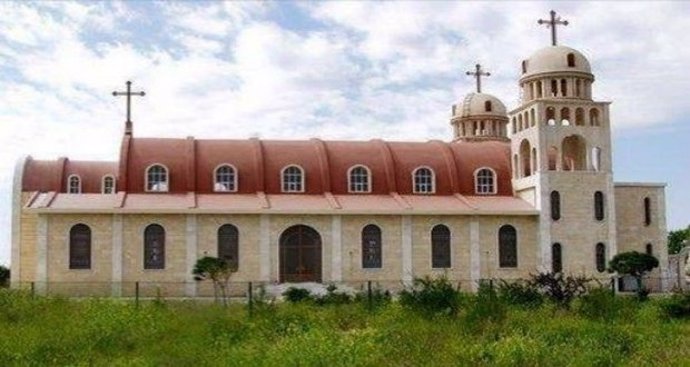 Iglesia cristiana destruida por el Estado Islámico en Siria