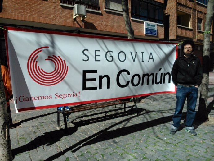 El candidato de Segovia en común, Rubén Rincón