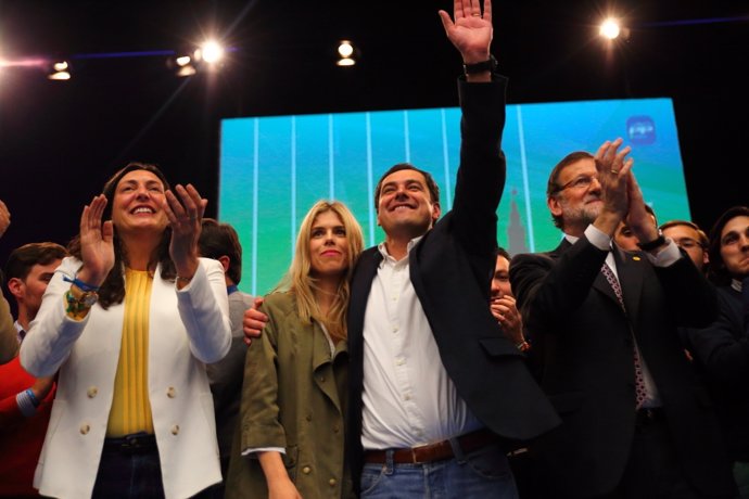 Cierre de campaña del PP-A con Moreno y Rajoy 