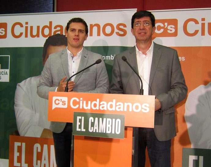 Albert Rivera y Juan Marín