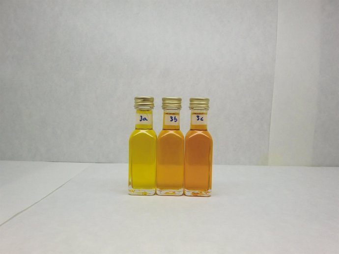 Distintos tipos de aceite utilizados en el estudio de la Universidad de Jaén
