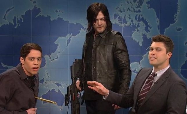 The Walking Dead: Daryl muestra su puntería en el SNL