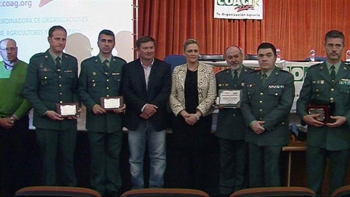 Los Equipos ROCA de la Guardia Civil han sido premiados por colectivos agrarios 