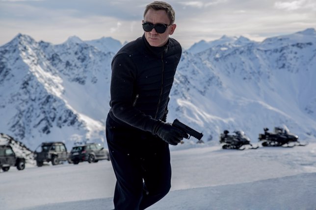 Daniel Craig en el rodaje de Spectre