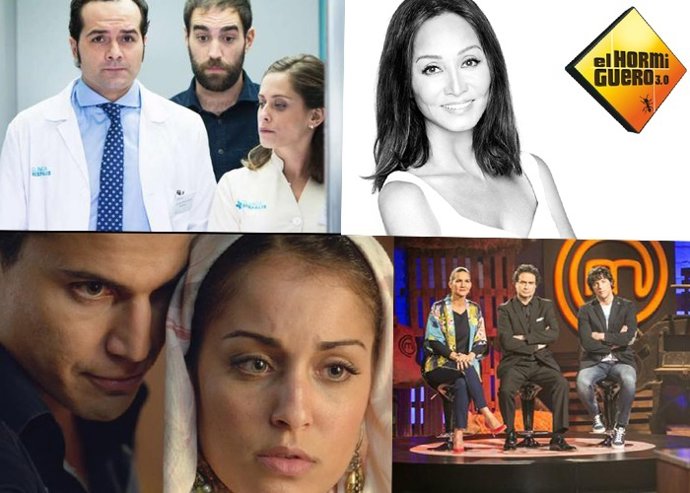 Allí Abajo, El Hormiguero, El Príncipe y Master Chef 