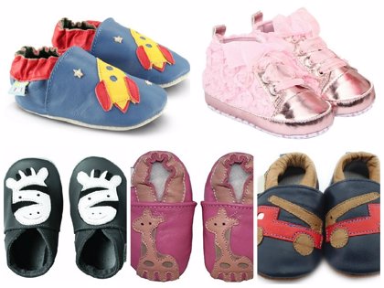 Zapatos de bebé, cinco modelos para sus primeros pasos