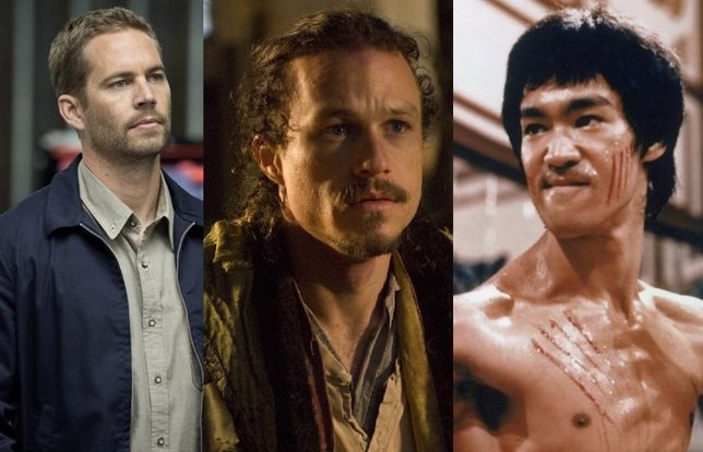 Paul Walker, Heath Ledger y Bruce Lee