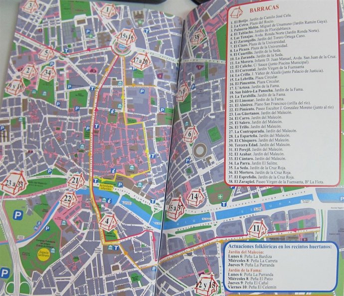 Mapa barracas de Murcia 