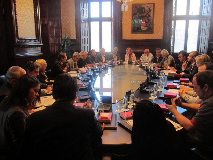 Reunión de la Mesa del Parlament y de la Junta de Portavoces. 
