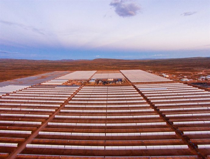 Planta termosolar que Acciona y Sener construyen en Sudáfrica