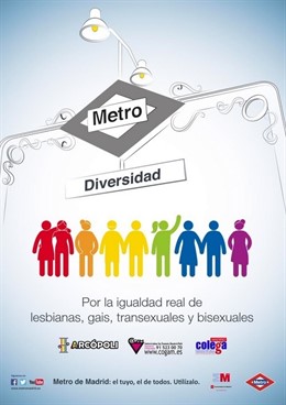 Cartel contra la discriminación y a favor de la diversidad