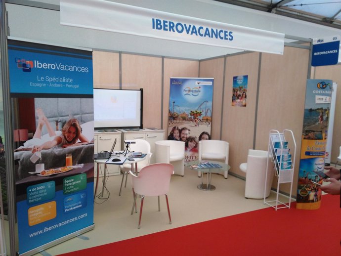 Stand de Iberovacances en la feria Ditex de Aviñón