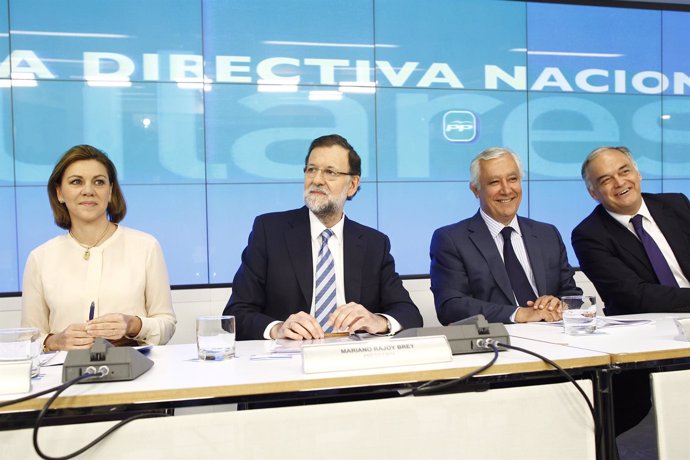 Rajoy preside la Junta Directiva Nacional del PP