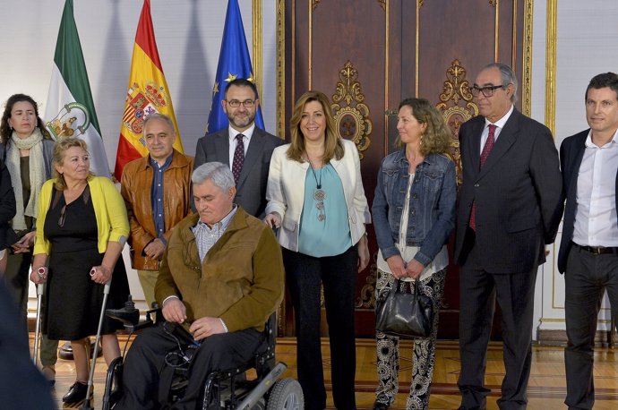 Susana Díaz se reúne con el Cermi-Andalucía