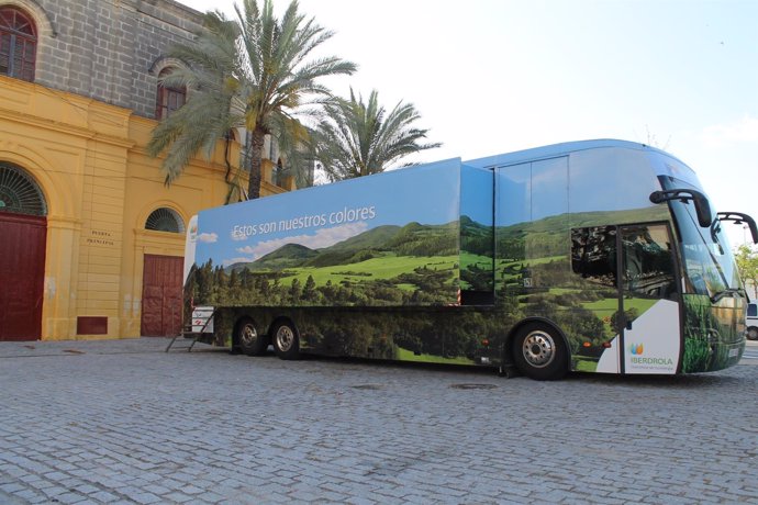 Autobús de Iberdrola en Jerez de la Frontera