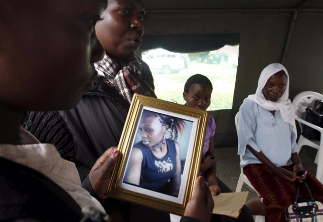 Víctimas tras el atentado en la Universidad de Garissa, en kenia