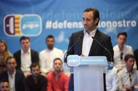 Bauzá: "En el partido se puede hablar siempre, pero dentro"