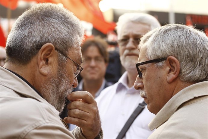 Ignacio Fernández Toxo y Cándido Méndez