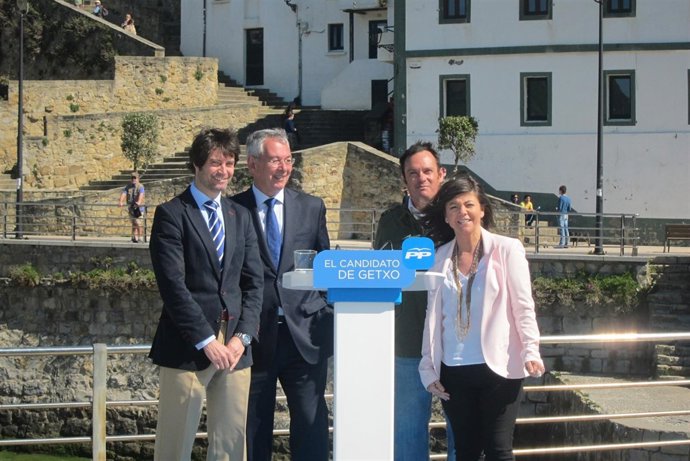 Nerea Llanos, Anton Damborenea,  Javier Ruiz e Iñaki Gamero (PP)