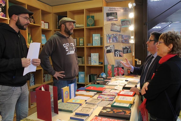 Uno de los expositores.