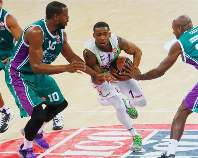 Darius Adams en el Unicaja - Laboral Kutxa