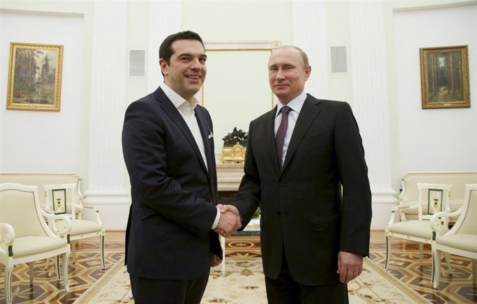 Encuentro entre Vladimir Putin y Alexis Tsipras en Moscú