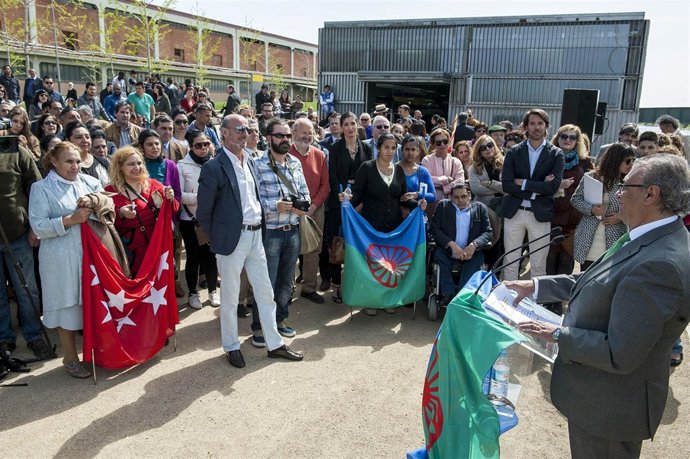 Jesús Fermosel, en el acto del Día del Pueblo Gitano