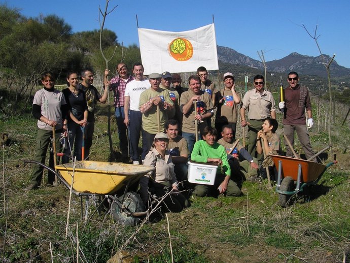 Un grupo de voluntarios ambientales de la provincia