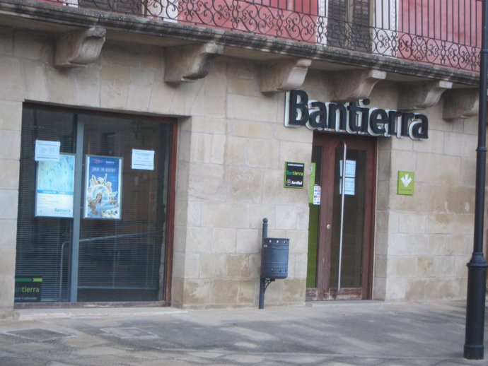 Una de las oficinas de Bantierra