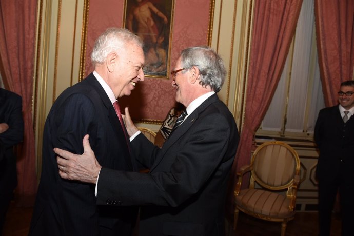 El alcalde Xavier Trias y el ministro José Manuel García-Margallo