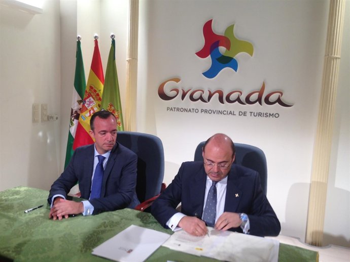 Secretario de Estado de Seguridad, Francisco Martínez, y Sebastián Pérez