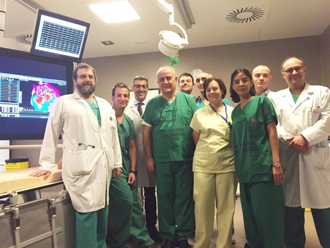 Profesionales del Servicio de Cardiología del CHUS.