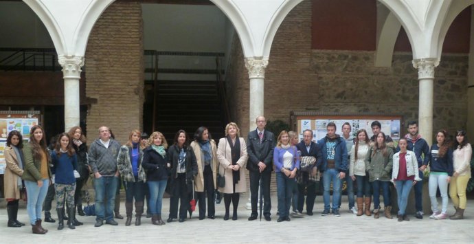 Concentración en el campus de la UCLM en Toledo