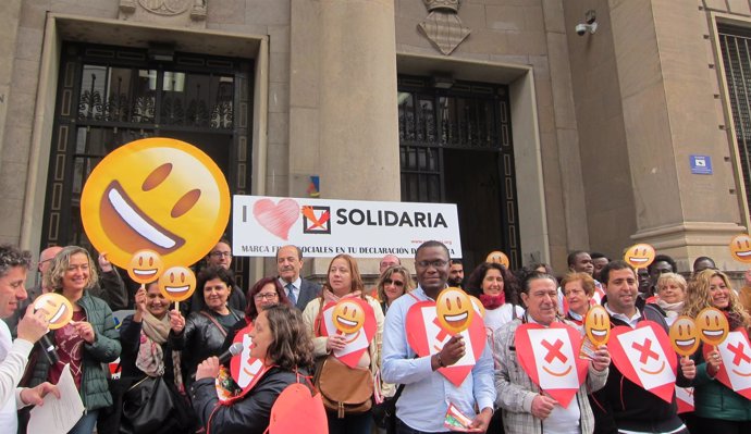 Entidades sociales animan a marcar la X solidaria en la Declaración de la Renta