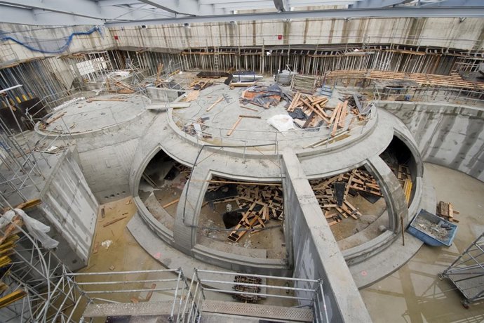 Obras del Biodomo del Parque de las Ciencias