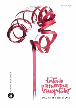 Cartel de las Festes de Pimavera de L'Hospitalet 2015, obra de Marc Fernández